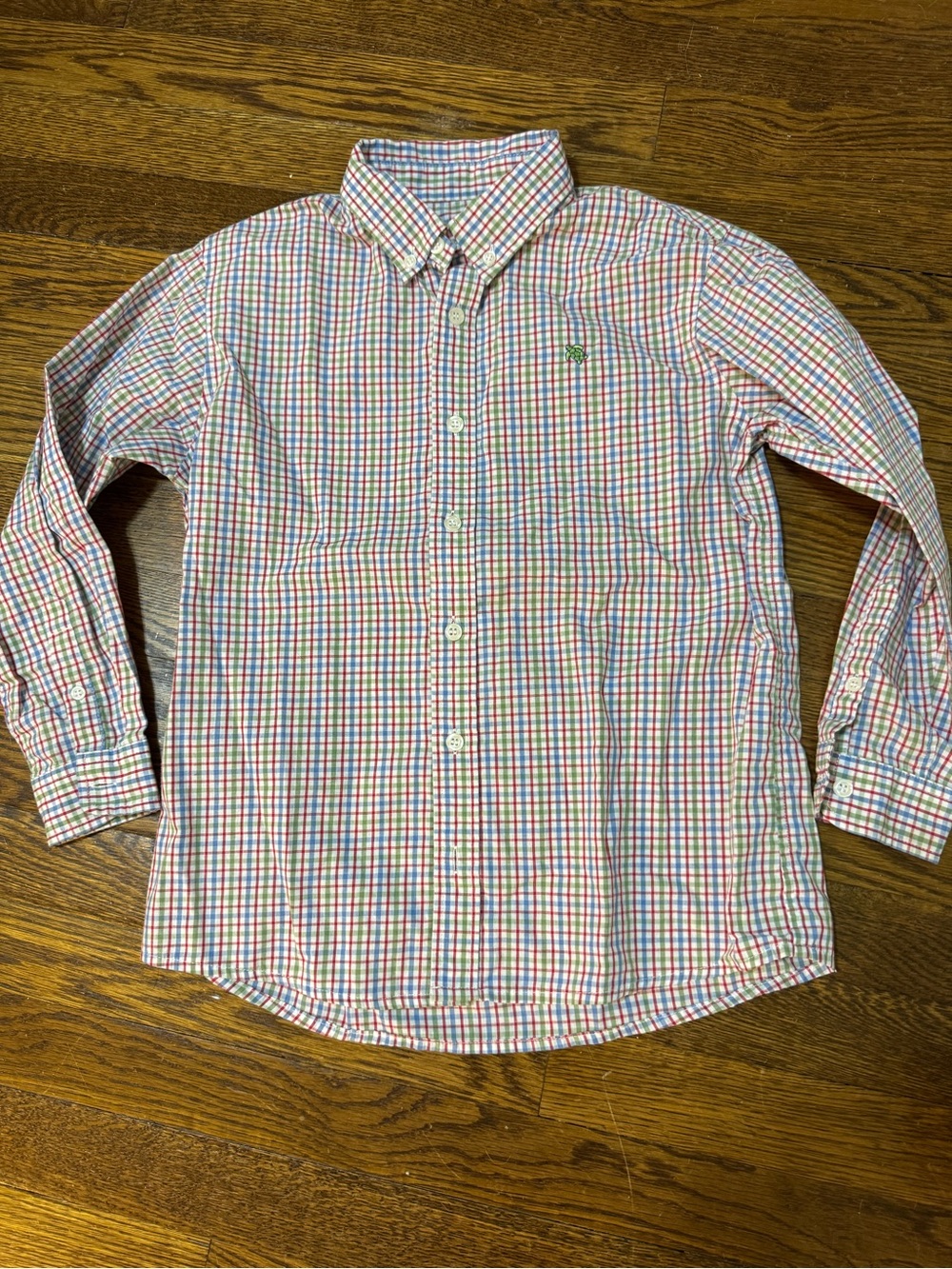 Boys J. Bailey Size 8 Roscoe - Plaid Multicolor Button Down Shirt